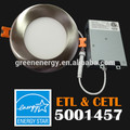 intertek iluminación led 5001457 downlight 800lm 4 pulgadas 9w led luz de panel usa ETL ES